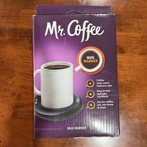 Mr. Coffee Mug Warmer for Coffee, Tea, Hot Cocoa, Keeps Drinks Warm, Portable